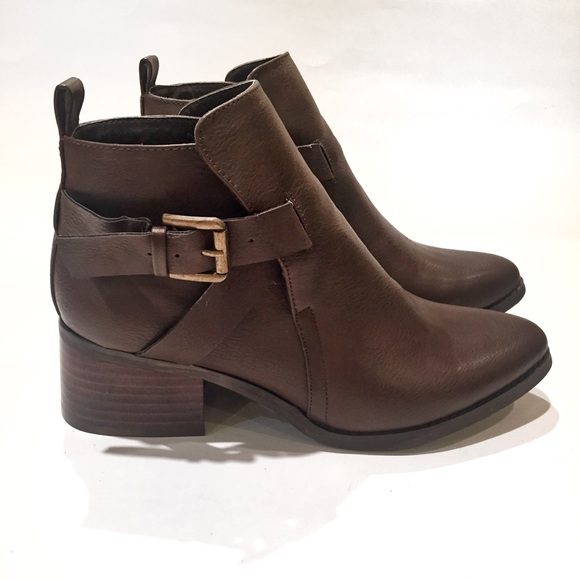 Brown Ankle Booties NWOB - Picture 2 of 6
